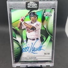 2025 Topps Chrome Black Autographs Torii Hunter #CBA-TH card