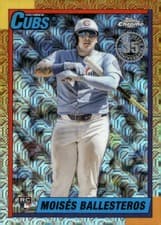 Moisés Ballesteros 2025 Topps Update 1990 Topps Chrome Baseball card