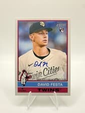 2025 Topps Heritage Real One Autographs David Festa #ROA-DF card