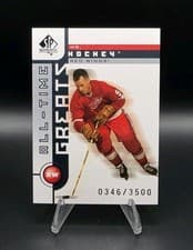 Mr. Hockey 2001 SP Authentic card