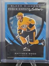 2025-26 Upper Deck Black Diamond Rookie Diamond Cutters Matthew Wood #RDC-MW card