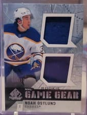 2025-26 SP Game Used Game Gear Noah Ostlund #GG-NO card