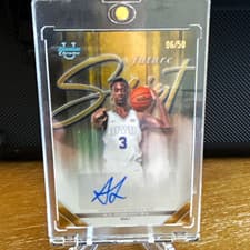 2025-26 Bowman Future Script AJ Dybantsa #FS-AD card