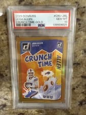 2025 Donruss Crunch Time Josh Allen #CRU-JAL card