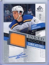 2025-26 SP Game Used Inked Rookie Sweaters Jimmy Snuggerud #IRS-JS card