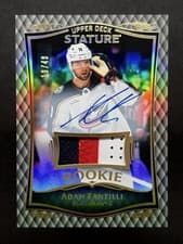 2024-25 Upper Deck Stature 2023-24 Base Update Auto Adam Fantilli #48 card