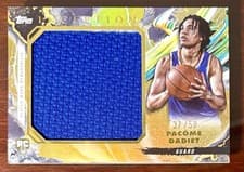 2024-25 Topps Inception Rookie Jumbo Relic Autographs Pacôme Dadiet #RJR-PD card