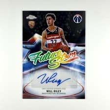 2025-26 Topps Chrome Future Stars Autographs Will Riley #FS-WR card