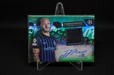 2025-26 Topps UEFA Club Competitions Topps Superstar Autographed Relics Federico Dimarco #TSAR-FD card