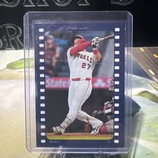2026 Topps Heritage Ready, and Action Mike Trout #RA-MT card
