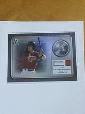Corbin Carroll 2022 Bowman Platinum Minted in Merit card