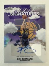 2025-26 Topps Chrome Sky Write Signatures Ben Sheppard #SWS-BS card