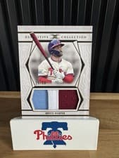 2025 Topps Definitive Collection Jumbo Relic Collection Bryce Harper #DJRC-BH card