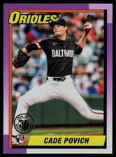 2025 Topps 1990 Topps Baseball (Series One) Cade Povich #T90-69 card