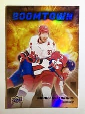 2025-26 Upper Deck Boomtown Andrei Svechnikov #BT-7 card