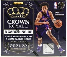 Hobby Box 2022 Panini Crown Royale card