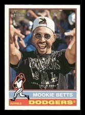 Mookie Betts 2025 Topps Heritage card