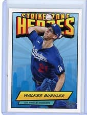 Walker Buehler 2024 Topps Japan Edition Strike Zone Heroes card