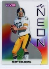 2025 Leaf Vivid Neon Terry Bradshaw #NB-43 card