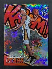 2025-26 Panini Signature Series Kaboom Jeremiah Fears #7 card
