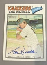 2026 Topps Heritage Real One Autographs Lou Piniella #ROA-LP card