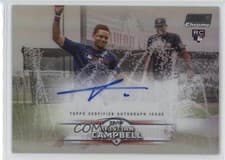2025 Stadium Club Chrome Autographs Kristian Campbell #SCCA-KC card