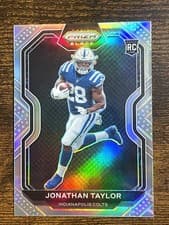 Jonathan Taylor 2020 Panini Chronicles Prizm Black card