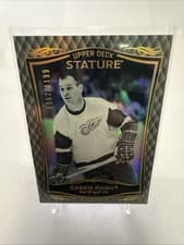 2024-25 Upper Deck Stature 2023-24 Base Legends Update Gordie Howe #27 card