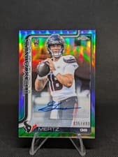 2025 Topps Chrome Retail Rookie Autographs Graham Mertz #RRA-GME card