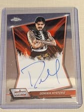 2026 Topps Chrome WWE Red Brand Autographs Dominik Mysterio #RBA-DOM card