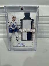 2024-25 Upper Deck The Cup Emblems of Endorsements Auston Matthews #EE-AM card