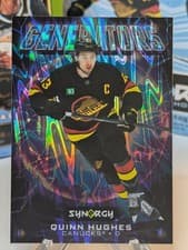 2024-25 Upper Deck Synergy Generators Quinn Hughes #G-19 card