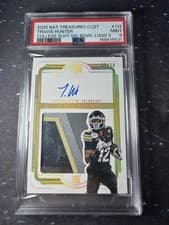 2025 Panini National Treasures Collegiate Rookie Silhouettes Travis Hunter #3 card