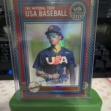 2025 Panini Stars & Stripes USA Baseball Throwback Signatures Druw Jones #AS-DJ card