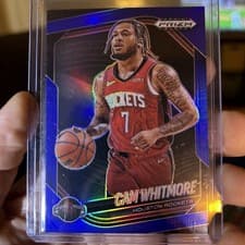 2024-25 Panini Prizm Black Base Set Cam Whitmore #199 card