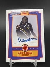 2025 Topps Chrome McDonald's All American Event Autographs Agot Makeer #EA-AM card