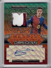 Gavi 2024 Panini Obsidian Matrix Material Autograph card