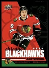 2025-26 Upper Deck Chicago Blackhawks Centennial Hobby Cristobal Huet #42 card