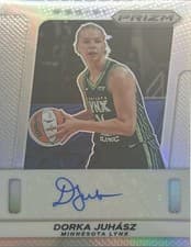 2025 Panini Prizm WNBA Throwback Signatures Dorka Juhasz #15 card