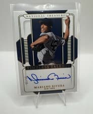 2025 Panini National Treasures Timeless Talents Signatures Mariano Rivera #22 card