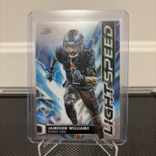 2025 Topps Cosmic Chrome Light Speed Jameson Williams #LS-25 card