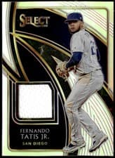 Fernando Tatis Jr 2020 Panini Select Swatches card