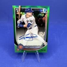 2025 Bowman Chrome Rookie Autographs Matt Shaw #CRA-MS card