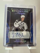 2025-26 Upper Deck Black Diamond Sparkling Scripts Vincent Lecavalier #SS-VL card