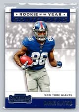 Darius Slayton 2019 Panini Contenders Rookie of the Year Contenders card