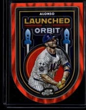 2025 Topps Cosmic Chrome Launched into Orbit Pete Alonso #LIO-24 card