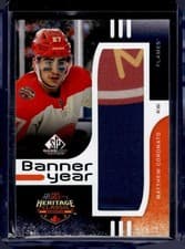 2024-25 SP Game Used 2023 Heritage Classic Banner Year Relics Matt Coronato #BYHC-MC card
