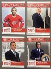 2025-26 Upper Deck Detroit Red Wings Centennial Hall of Famers (HOF) Brett Hull #129 card