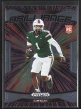 2025 Panini Prizm Draft Picks Brilliance Cam Ward #4 card