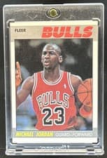 1987-88 Fleer Michael Jordan #59 Bulls (B)